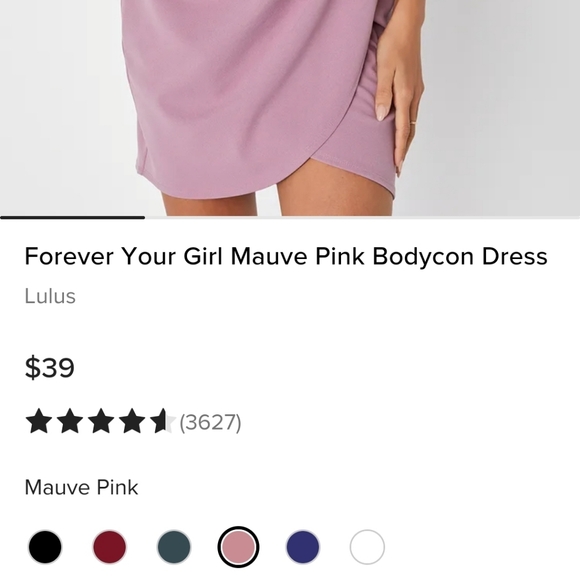 NEW Lulus Pink Mini Bodycon Dress - Picture 4 of 6